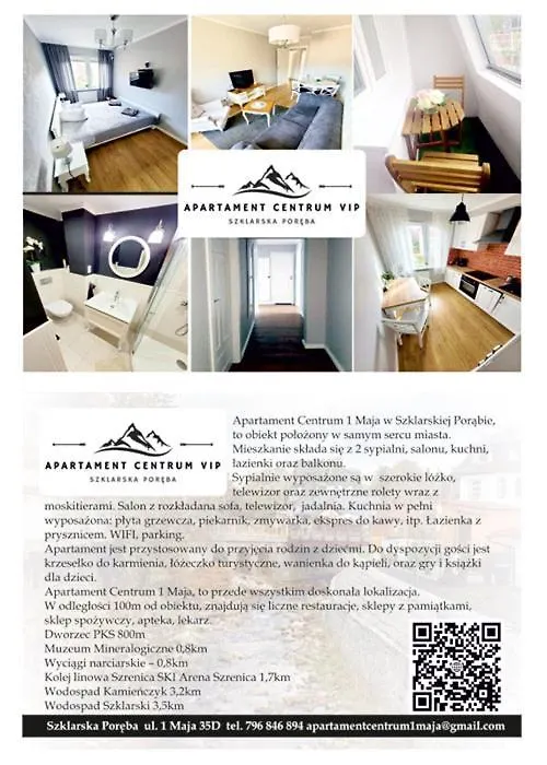 Apartment Apartament Centrum 1 Maja 35D Vip Szklarska Poreba